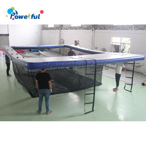 <span class=keywords><strong>Piscine</strong></span> flottante gonflable pour yacht océanique 7x5m avec filet - Product Image 1