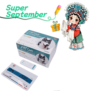 개 CCV + CPV + CDV + EHR CPV Ag 애완 동물 관리 Erliquia Antobody를위한 수의학 테스트 개 파보 파보 바이러스 테스트 키트 - Product Image 3