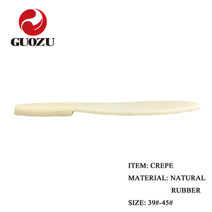 Crêpe de bonne qualité <span class=keywords><strong>semelle</strong></span> de chaussure en caoutchouc naturel tailles complètes OEM - Product Image 3