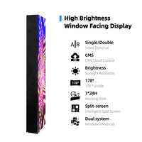 Affichage numérique LED, totem numérique, écran vertical, publicité couleur, signalisation commerciale intérieure pour les magasins et les halls de centres commerciaux
