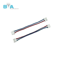 Cableado de 5 pines con paso de 1.00 mm, 28AWG, 64 mm/0.21 pies, aislamiento de PVC, multicolor, para conexión interna en electrónica de consumo