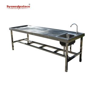 Meubles de morgue en acier inoxydable 304, chariot d'autopsie, table <span class=keywords><strong>mortuaire</strong></span>, table de <span class=keywords><strong>lavage</strong></span> - Product Image 1