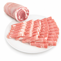 Machine à trancher la viande congelée automatique commerciale à moteur, haute efficacité, capacité de 30 à 100 kg/h pour le traitement des rouleaux de bœuf, d'agneau et de mouton