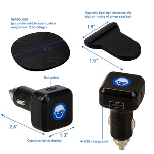 EASYGUARD Alarma de Asiento de Coche para Bebés, Sistema de Alarma para Asiento de Bebé en Coche, Recordatorio de Bebé en el Coche con Luz y Sonidos - Product Image 5