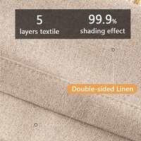Cortinas Modernas de Lujo para el Hogar de ZSTARR, con Aspecto de Lino, Tela Opaca para Sala de Estar y Dormitorio