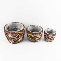 Pots de plantes en rotin de haute qualité, forme personnalisable en usine, plantes en pot décoratives pour fleurs et serres