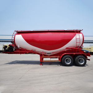 Semi-remorque à ciment en vrac <span class=keywords><strong>de</strong></span> haute qualité CHENGDA avec suspension à ressorts à lames, 2 essieux - Product Image 5