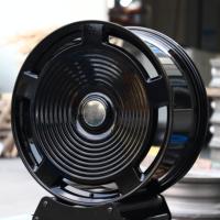 Jantes en alliage d'aluminium forgées noires TITAN 19 20 22 pouces 5x112 5x120 5x114.3 5x108 pour Mercedes SL43 C43 SL55