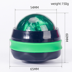 Nuevo diseño personalizado Bola de resina de masaje para la pierna, cuerpo, masaje de los músculos de la genial rodando herramienta 54MM resina masaje Bola de rodillo - Product Image 4
