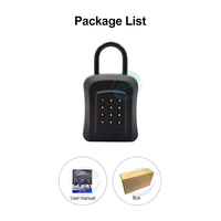 Boîte de sécurité intelligente Tuya, étanche, pour clés intelligentes, pour portes en bois ou en aluminium, accès par mot de passe numérique, connectivité Wi-Fi