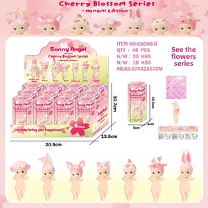 Nuevas figuritas decorativas transparentes <span class=keywords><strong>de</strong></span> Ángel Sakura transfronterizas, juego <span class=keywords><strong>de</strong></span> pegatinas para teléfono, en Stock, venta al por mayor, con animales congelados - Product Image 4