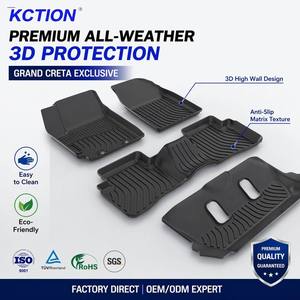Alfombrillas para Auto KCTION TPE para <span class=keywords><strong>Hyundai</strong></span> <span class=keywords><strong>Grand</strong></span> Creta <span class=keywords><strong>2022</strong></span>-2024, Alfombrillas Impermeables para Todo Clima, Ecológicas e Inodoras - Product Image 2