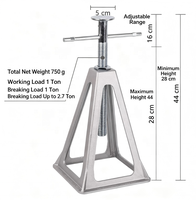 Support de nivellement pour caravane, vérin de nivellement empilable en aluminium, stabilisateur de stationnement pour caravane