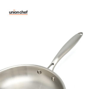 Sartén de Acero Inoxidable de 3 Capas, Moderna y de Lujo, <span class=keywords><strong>Sin</strong></span> Recubrimiento, Ecológica, Acabado Pulido, Apta para Lavavajillas y Horno, para Cocina Casera - Product Image 6