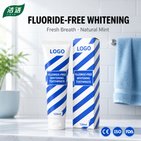 Dentifrice blanchissant au calcium pour usage domestique, nettoyage en profondeur, portable, fournisseur OEM ODM, emballage personnalisé, logo, menthe naturelle, soin de l'émail, usine