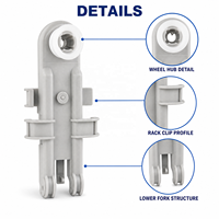 8268785 Low quantité minimale de commande Original Lave-vaisselle Composant de rechange Lave-vaisselle Roues Roller Wheel Rack WP8268785 8268785