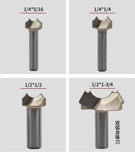Mũi Khoan <span class=keywords><strong>CNC</strong></span> Dụng Cụ Chế Biến Gỗ Cổ Điển Đôi Arc Gỗ <span class=keywords><strong>Router</strong></span> Bit Đôi Dragaon Ball Bit - Product Image 4