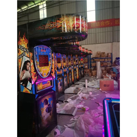 Machine de jeu d'arcade de boxe pour centre de jeux intérieur, à monnayeur, en métal, acrylique et plastique, 180W
