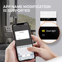 2024 nouveau Mini panneau de commande Tuya Zigbee avec capteur de mouvement PIR 4 gangs interrupteur de lumière scène interrupteur affichage
