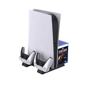Console PS5 authentique 825 Go 1 To avec 10 <span class=keywords><strong>jeux</strong></span> et 2 manettes en silicone, édition numérique et version disque scellées - Product Image 1