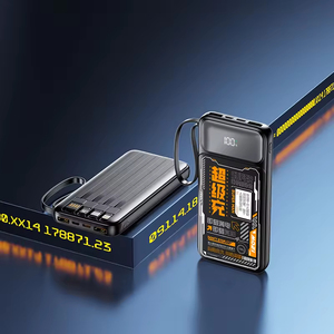 Venta al por mayor de baterías portátiles de alta capacidad con carga rápida PD22.5W 20000mAh, cable de carga rápida 4 en 1 tipo C para teléfono. - Product Image 6