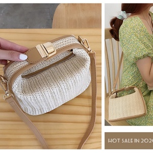 Sac de plage d'été grande capacité en paille, élégant, best-seller, pochette, sac à bandoulière, sac à main pour les vacances - Product Image 6