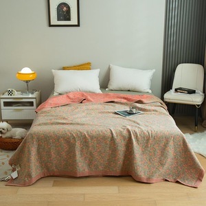 Cao cấp 100% bông nhà Dệt May cam Jacquard chăn Nữ Hoàng Vua Kích thước bộ đồ giường Bộ bán buôn - Product Image 5