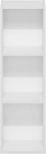 Librería blanca moderna de 3 niveles, muebles de almacenamiento para ahorrar espacio de 8 pulgadas de ancho para el hogar - Product Image 6