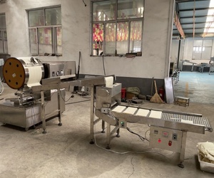 Machine à crêpes en papier de riz électrique à gaz néerlandais bon marché commerciale Machine de fabrication de feuilles de <span class=keywords><strong>pâtisserie</strong></span> à rouleau de printemps - Product Image 3