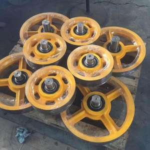 Guangda deflector <strong>sheave</strong> for <strong>elevator</strong> <strong>traction</strong> wheel steel cole-rolled plate  gdtw01 all color - Product Image 4