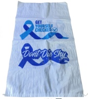 Sac tissé en PP personnalisable de la marque MY pour l'agriculture, impression offset, découpe thermique, couture, scellage, recyclable pour riz, farine, poulet