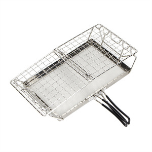 Support à pain grillé pliable en acier inoxydable Cool Camp, portable, pour barbecue extérieur, camping, cuisson et pâtisserie - Product Image 2