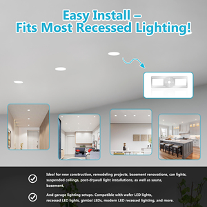 Braket Besi Retrofit untuk Lampu Panel LED di Plafon Grid, Pemasangan Tanpa Alat - Product Image 6