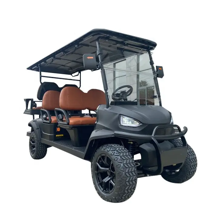 Mobil golf empat roda elektrik, kendaraan Off-road berburu Atv (kendaraan semua Medan)