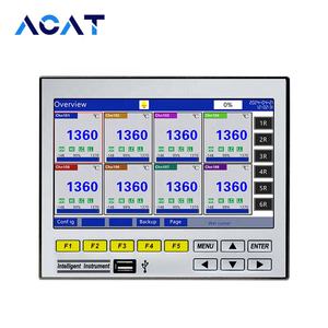 <span class=keywords><strong>7</strong></span> ''entrée universelle <span class=keywords><strong>4</strong></span>-20mA température <span class=keywords><strong>K</strong></span> Thermocouple NTC enregistreur de données RS485 Ethernet niveau de pression d'eau enregistreur sans papier - Product Image 1