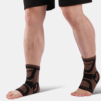 Supports unisexes de compression ajustés pour cheville, manches, récupération des blessures, support de cheville d'Achille