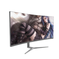 Moniteur 4K BK260205 32 pouces, écrans LCD incurvés sans bordure, moniteurs de jeu professionnels 4K