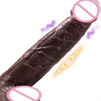 OEM Marron Gode Vibrateur Télescopique Réaliste pour Femmes Masturbateur Énorme Pénis Avec Ventouse Sex Toys