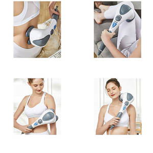 Martillo de masaje infrarrojo de doble cabeza de mano, masaje de tejido profundo para hombros, músculos de la espalda, masajeador eléctrico de cuerpo completo de doble cabeza - Product Image 2