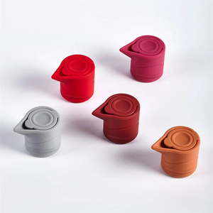 Bouchon de bouteille de vin en silicone réutilisable en gros, bouchon anti-fuite, couvercle de fermeture, bouchon sous vide pour barman - Product Image 3