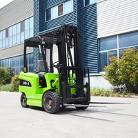 Forklift Listrik Baiyijie CPD-25 2.5 Ton, Tiang Dua Tingkat, Penggeser Samping Hidrolik, Baterai Lithium-Ion, Panjang Garpu 1220mm