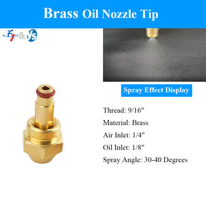 Buse de pulvérisation d'huile usée en laiton à haut débit YS pour chaudières à huile, buse à flamme à <span class=keywords><strong>jet</strong></span> à grand débit, buses de pulvérisation de brouillard d'huile - Product Image 2