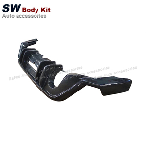 2012-2019 para <span class=keywords><strong>Toyota</strong></span> GT86 <span class=keywords><strong>FT86</strong></span> para Subaru BRZ fibra de carbono parachoques trasero labio difusor cubierta embellecedor cuerpo Kit parachoques trasero divisor labio - Product Image 6