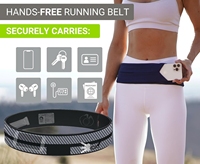 Ceinture de course personnalisée classique universelle pour fitness en plein air sac de taille réglable pour entraînement de gymnastique ceinture à rabat sac à bandoulière