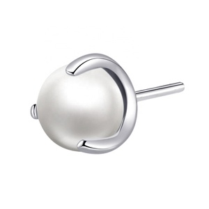 Historias de Piercing ASTM F136 Grado de implante Ajuste de garra de titanio Perla de vidrio Sin rosca Tops Piercing - Product Image 2