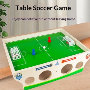 Jeu <span class=keywords><strong>de</strong></span> football <span class=keywords><strong>de</strong></span> table en bois pour enfants, jeu <span class=keywords><strong>de</strong></span> <span class=keywords><strong>société</strong></span> interactif parent-enfant, jouet éducatif pour la coordination œil-main - Product Image 6