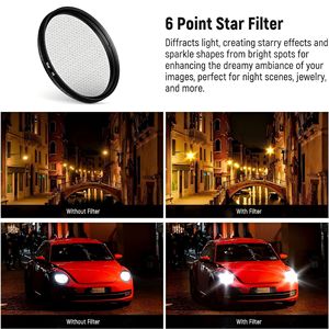 37Mm <b>Filter</b> Kit For Phone <b>Camera</b> 7 In 1 Polarizing Nd Star Gradient Lens Set With Case - Product Image 5