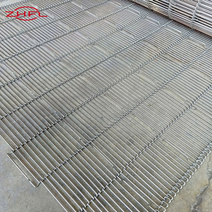 Malla de alambre tejida de acero inoxidable para cinta transportadora, tela de alambre de tejido liso, grado alimenticio, para secado, transferencia, corte, soldadura y doblado - Product Image 3