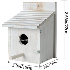 Casetta per uccelli all'aperto <span class=keywords><strong>in</strong></span> <span class=keywords><strong>legno</strong></span> per cardinali bluebird - Product Image 2