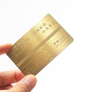 Carte de visite en métal vierge en acier inoxydable gravée en gros 0,8 mm - Product Image 5